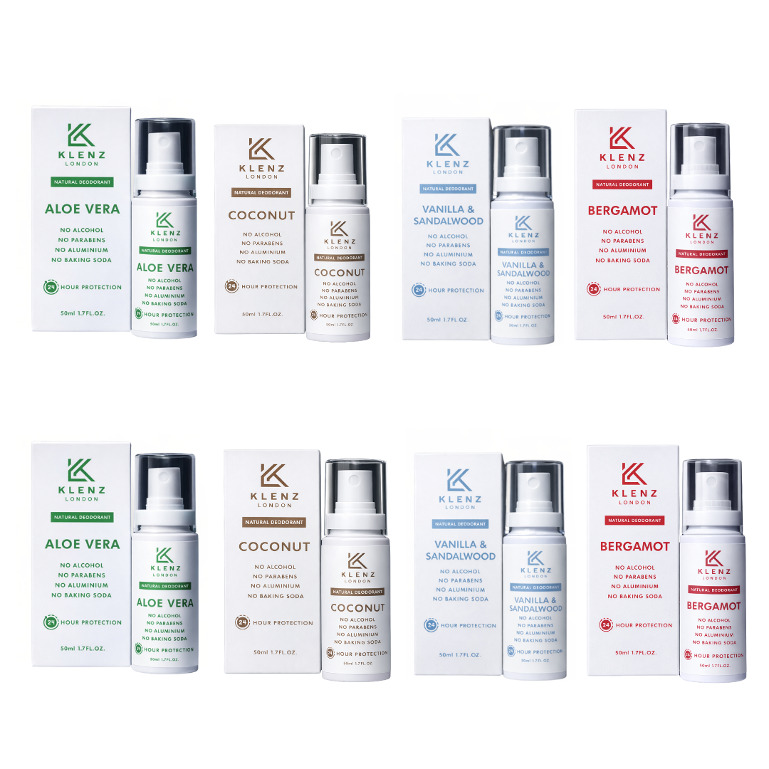 Aloe Vera, Coconut, Vanilla & Sandalwood and Bergamot Natural Deodorant - Bundle Deal