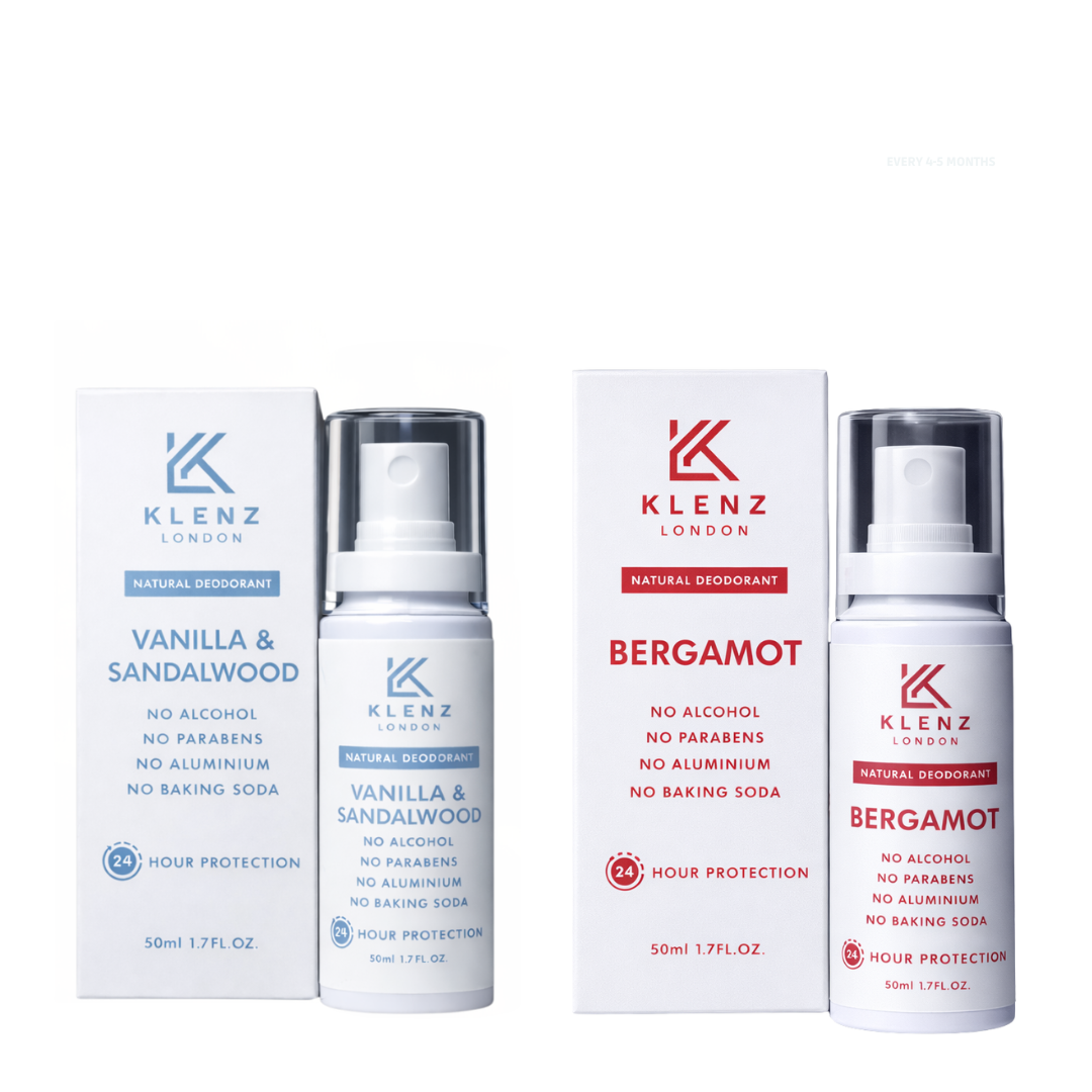 Bergamot and Vanilla & Sandalwood Natural Deodorant - Bundle Deal