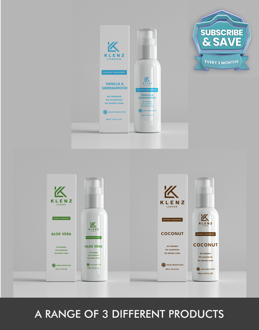 Vanilla & Sandalwood, Aloe Vera and Coconut – Natural Deodorant