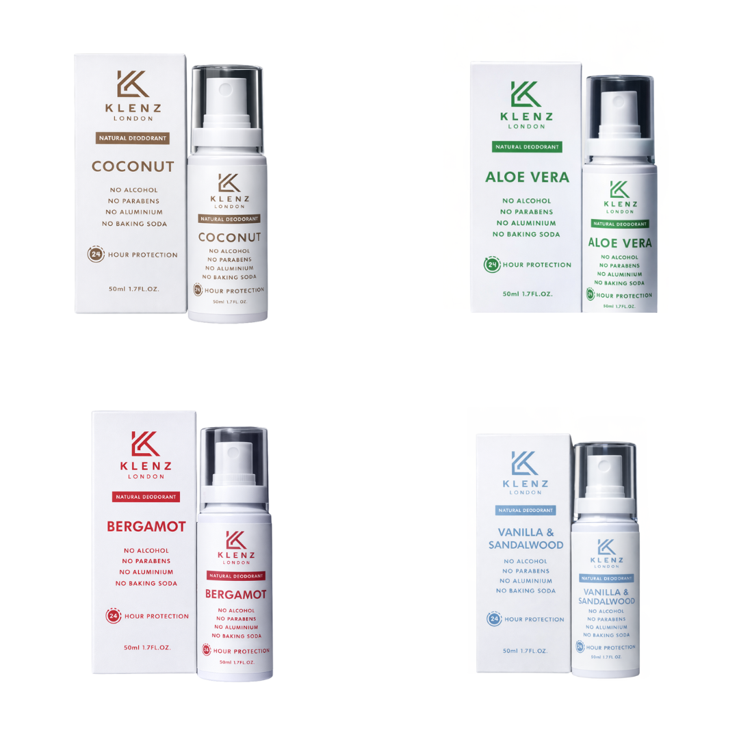 Coconut, Aloe Vera, Bergamot and Vanilla & Sandalwood Natural Deodorant - Bundle Deal