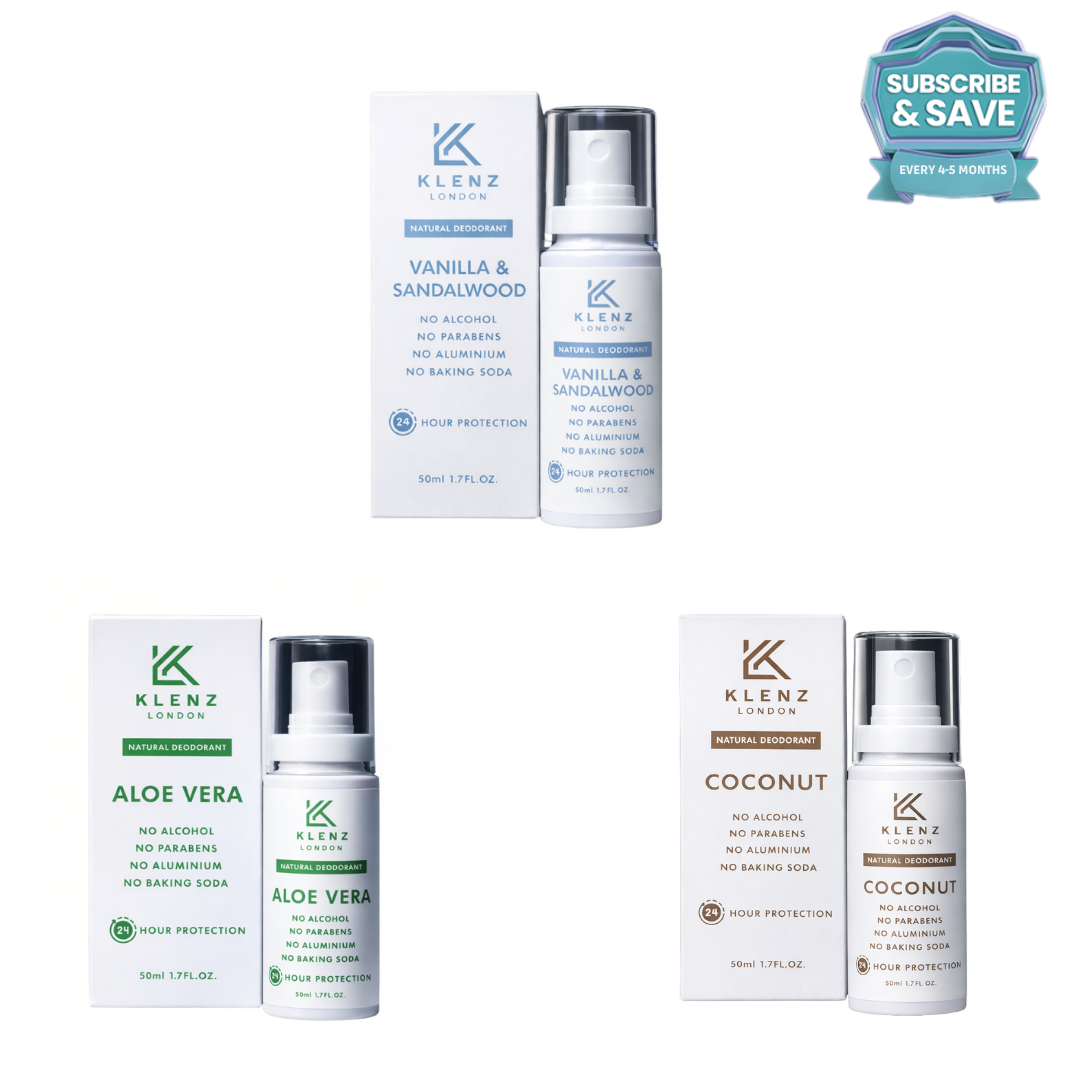 Vanilla & Sandalwood, Aloe Vera and Coconut Natural Deodorant - Bundle Deal