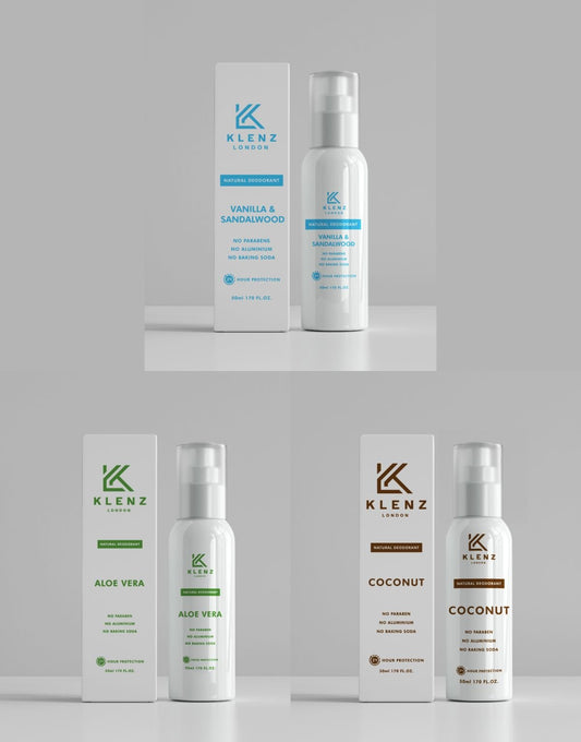 Vanilla & Sandalwood, Aloe Vera and Coconut (Bundle) – Natural Deodorant